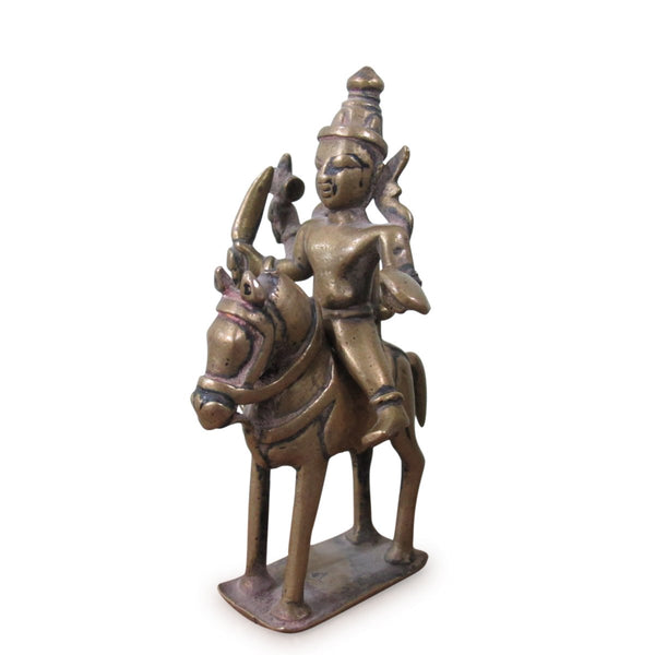 Indian Horse Statue From The Deccan - Early 19thC