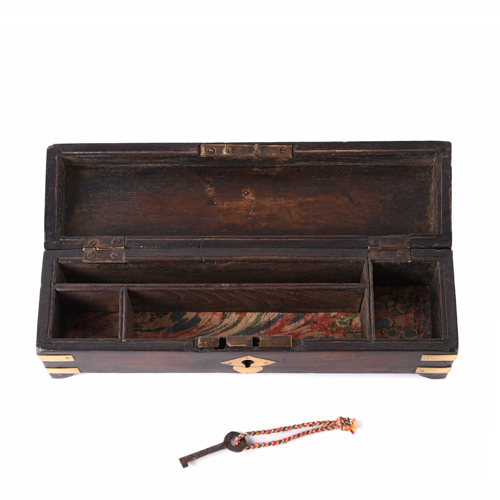 Indian Rosewood Box - Ca 85 yrs old | Indigo Oriental Antiques
