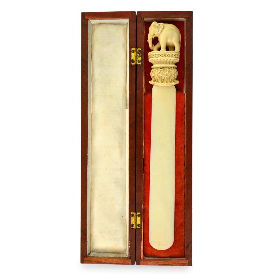 Ivory Paper Knife - Late 19thC | Indigo Oriental Antiques
