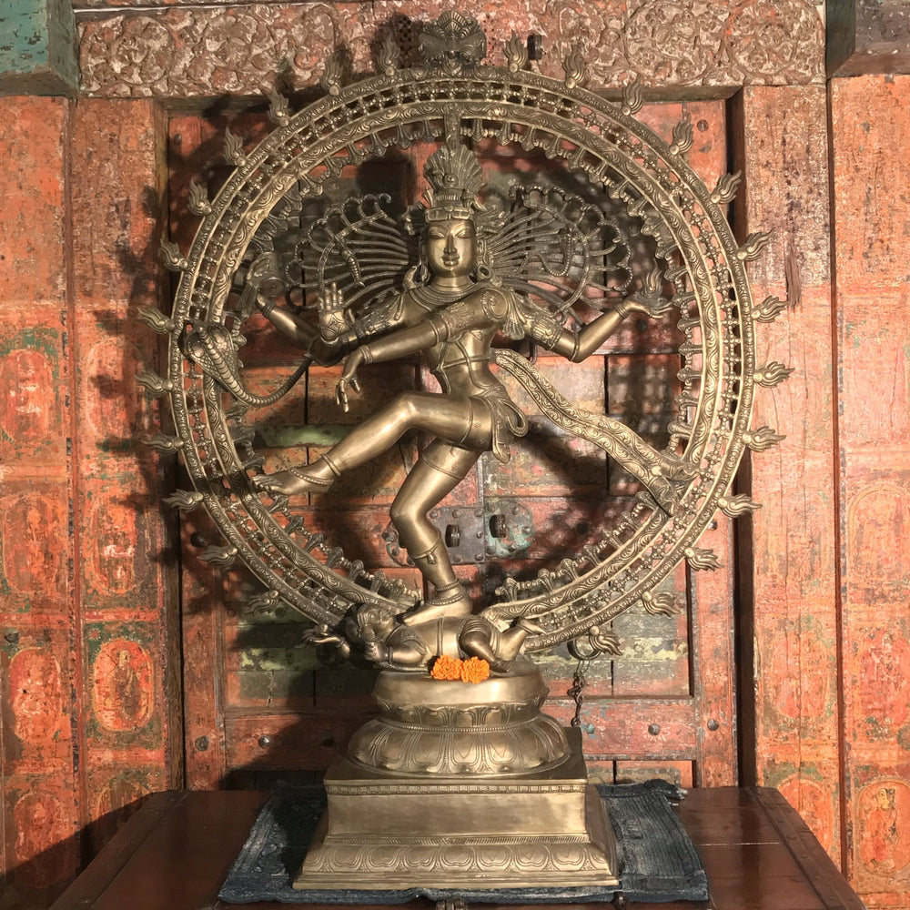 Bronze Dancing Shiva Nataraj From South India | Indigo Oriental Antiques