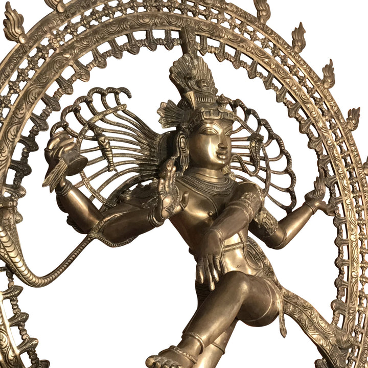 Bronze Dancing Shiva Nataraj From South India | Indigo Oriental Antiques