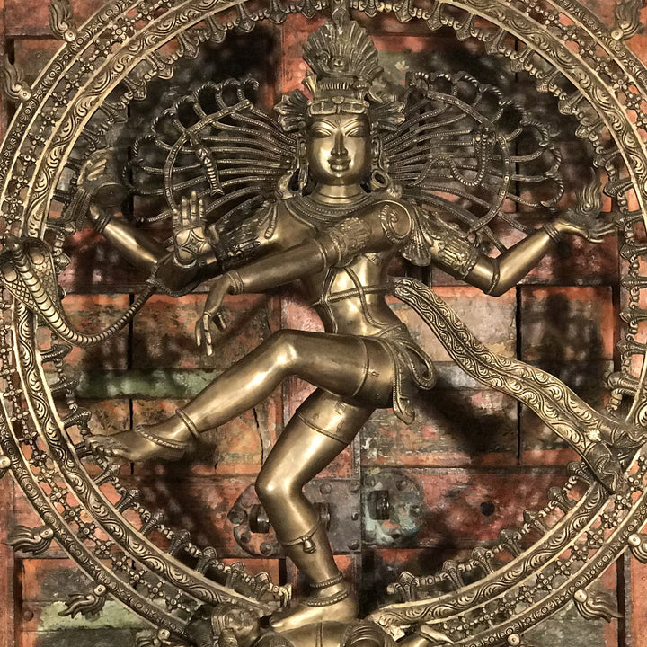Bronze Dancing Shiva Nataraj From South India | Indigo Oriental Antiques