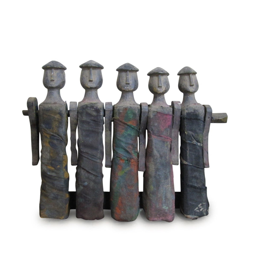 Nau Durga Temple Dolls Set - 22 x 4 x 17 (wxdxh cms) - A5919
