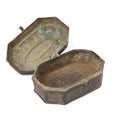 Old Brass Betelnut Box From Dhokra Tribal Region - 19thC