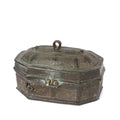 Old Brass Betelnut Box From Dhokra Tribal Region - 19thC