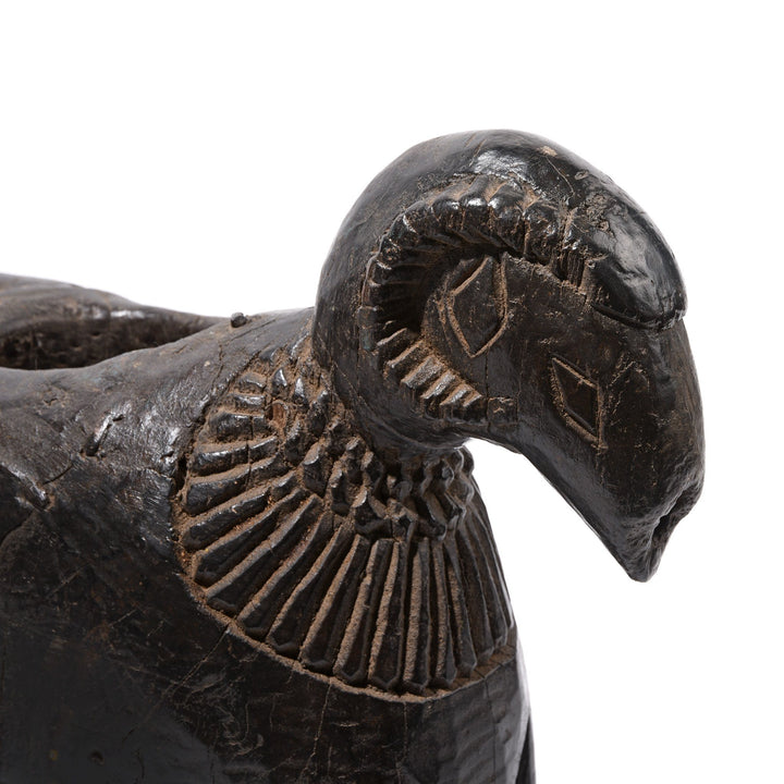 Old Carved Indian Juicer Ram Figure From Banswara - 19thC | Indigo Antiques