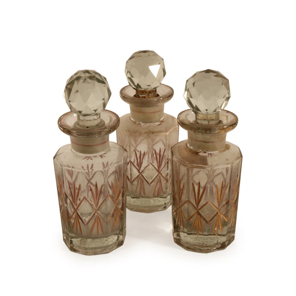 Old Glass Scent Bottle From Lucknow - 19thC