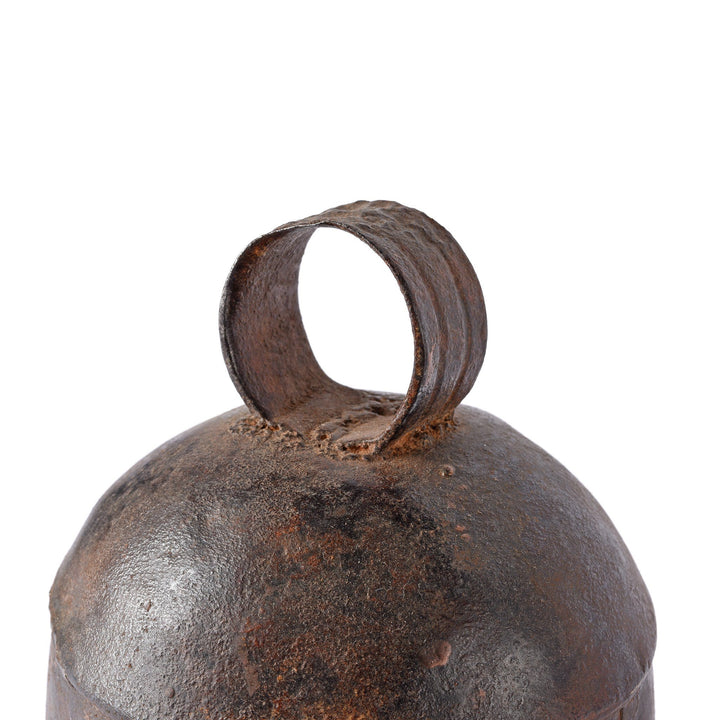 Detail From Cow Bell - Iron | Indigo Antiques