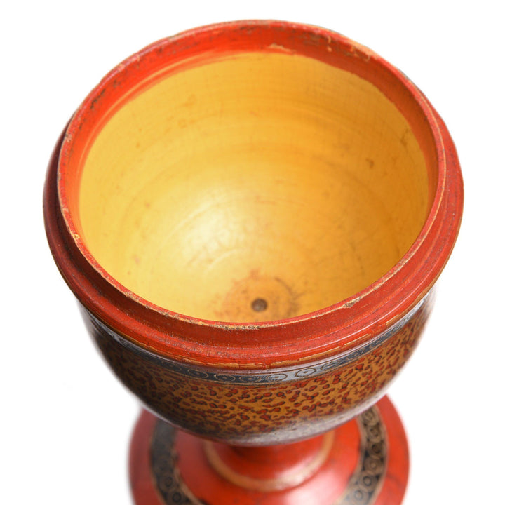 Exceptional Spotted Lacquer Box From Bikaner - 19thC