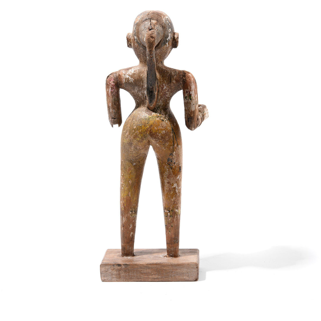 Painted Indian Original Painted Gangaur Figure of Parvati - 19thC | Indigo Antiques