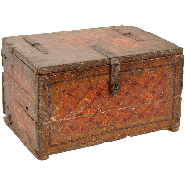 Painted Box From  - Rajasthan - 19thC
