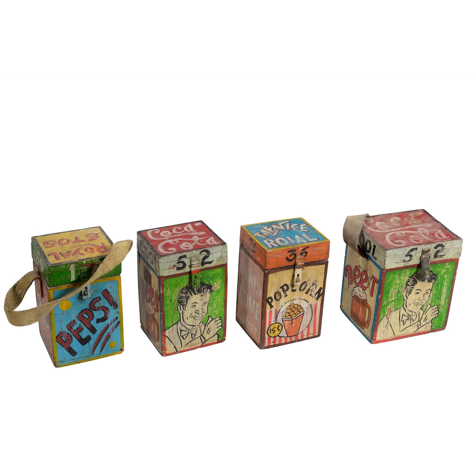 Painted Box - Pop Art Design | Indigo Oriental Antiques