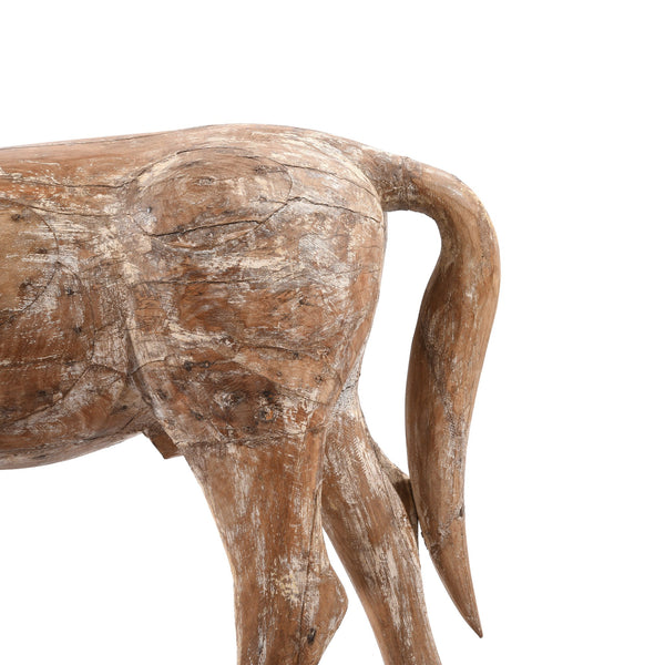Painted Carved Temple Horse From Rajasthan - Ca 1930 Painted Carved Temple Horse From Rajasthan - Ca 1930