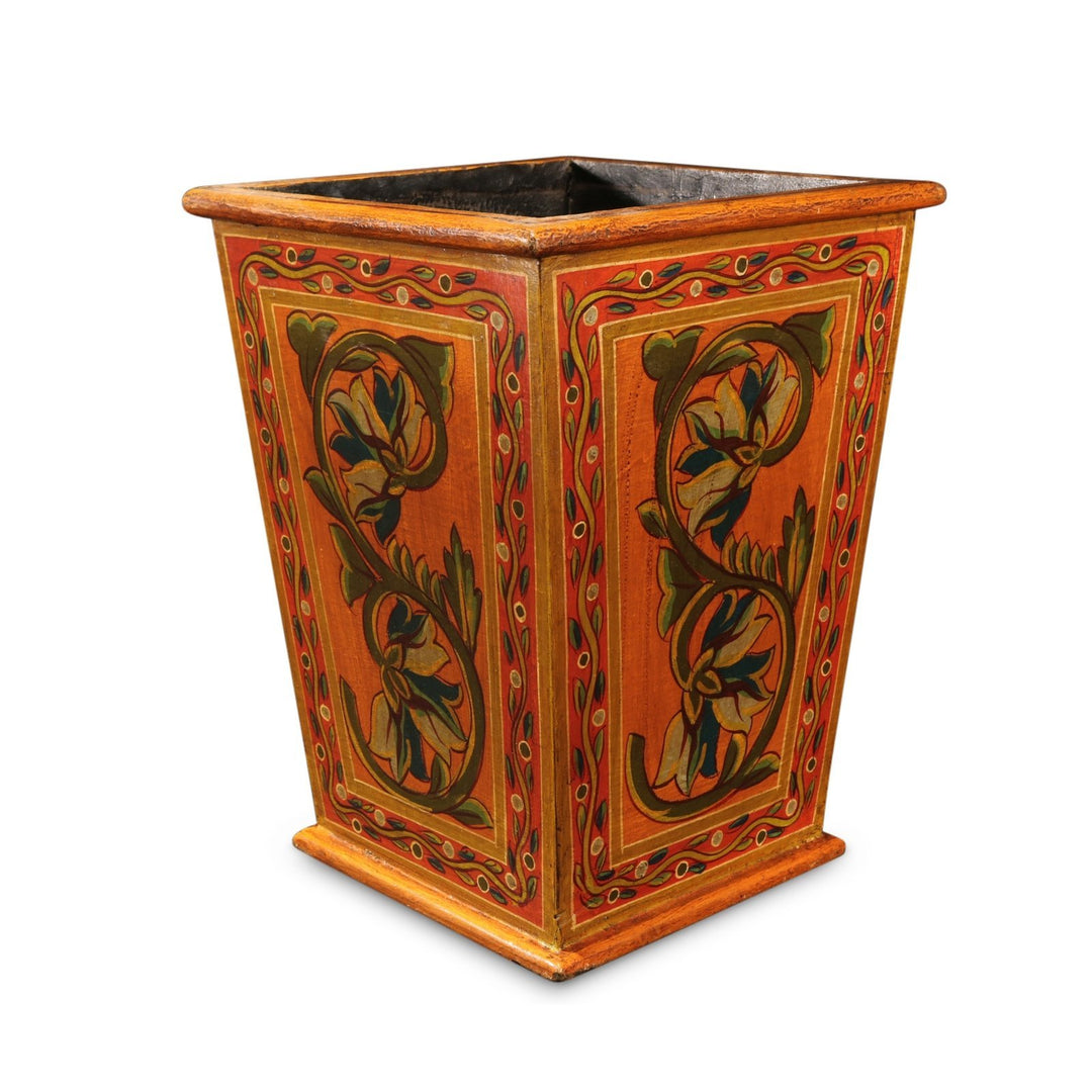 Painted Wooden Grain Measure | Indigo Oriental Antiques