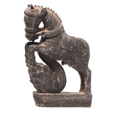 Rosewood Horse Statue - Turban Hanger from Madhya Pradesh - 19thC Rosewood Horse Statue - Turban Hanger from Madhya Pradesh - 19thC