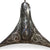 Steel Stirrup Inlaid with Silver - from Morocco - 19thC - 19.5 x 14.5 x 23 (wxdxh cms) - M363