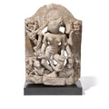 Stone Varaha Statue On Stand - Late 18thC