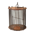 Teak & Iron Bird Cage From Gujarat - 19thC