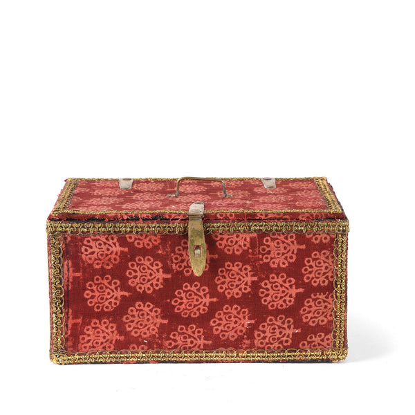 Vintage Textile Container From Rajasthan - Ca 1950