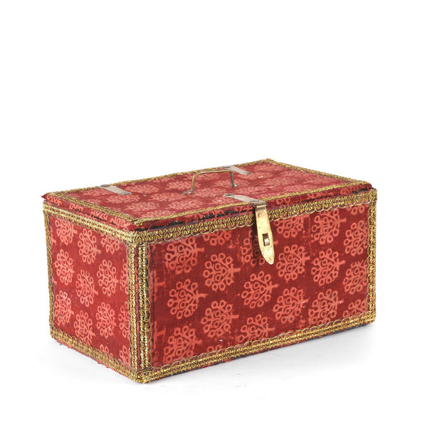 Vintage Textile Container From Rajasthan - Ca 1950