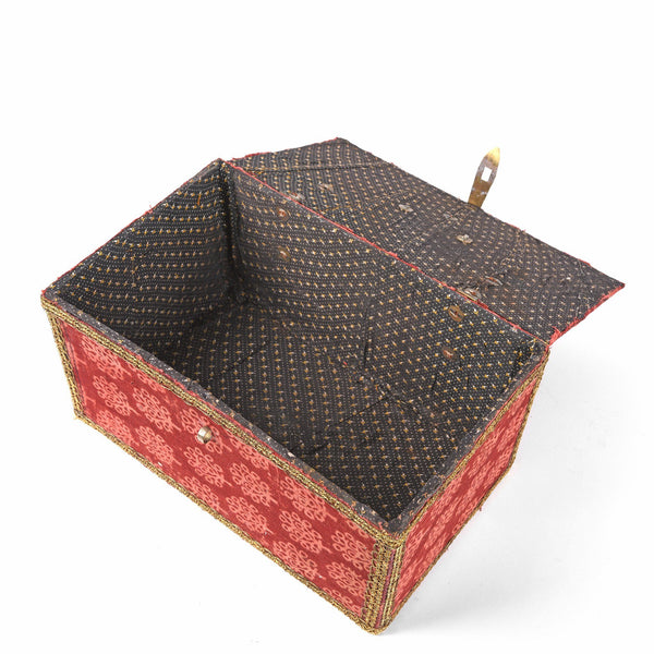Vintage Textile Container From Rajasthan - Ca 1950