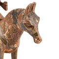 Wooden Painted Horse Wheeltoy - 19thC