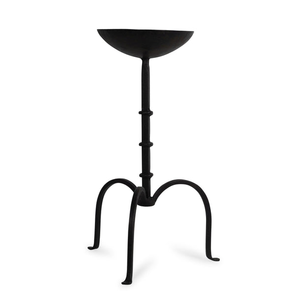 Wrought Iron Candlestick from Rajasthan
