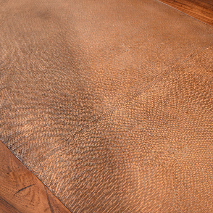 Top detail of Red Elm Chinese Desk With Cane Top From Shanghai - 19thC | Indigo Oriental Antiques