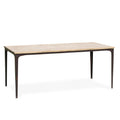 6 - 8 Seater Dining Table With Metal Legs