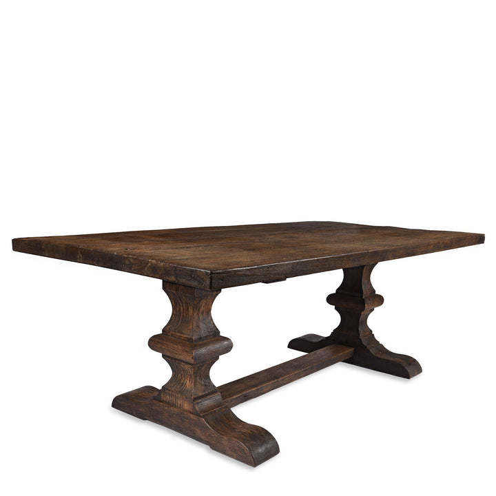 6- 8 Seater Refectory Dining Table - Reclaimed Teakwood | Indigo Oriental Antiques
