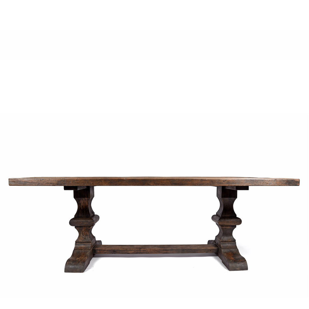 6- 8 Seater Refectory Dining Table - Reclaimed Teakwood | Indigo Oriental Antiques