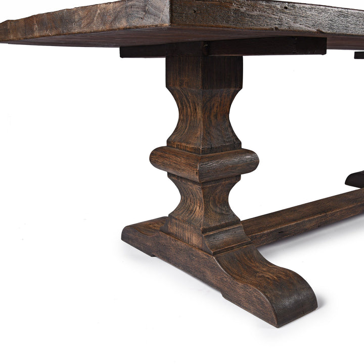 6- 8 Seater Refectory Dining Table - Reclaimed Teakwood | Indigo Oriental Antiques
