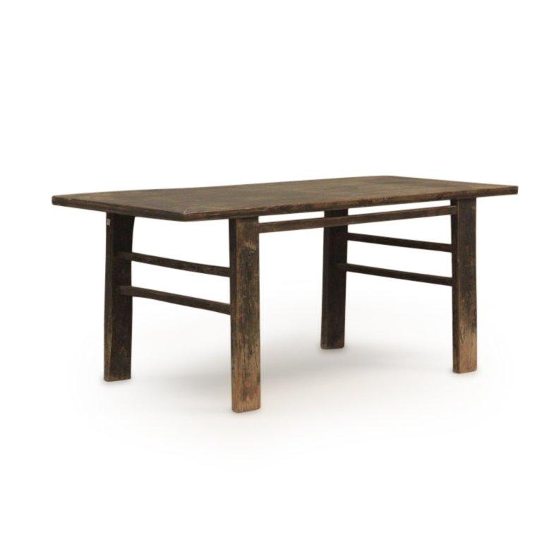 Chinese Farmhouse 6 Seater Kitchen Table - 19thC | Indigo Oriental Antiques