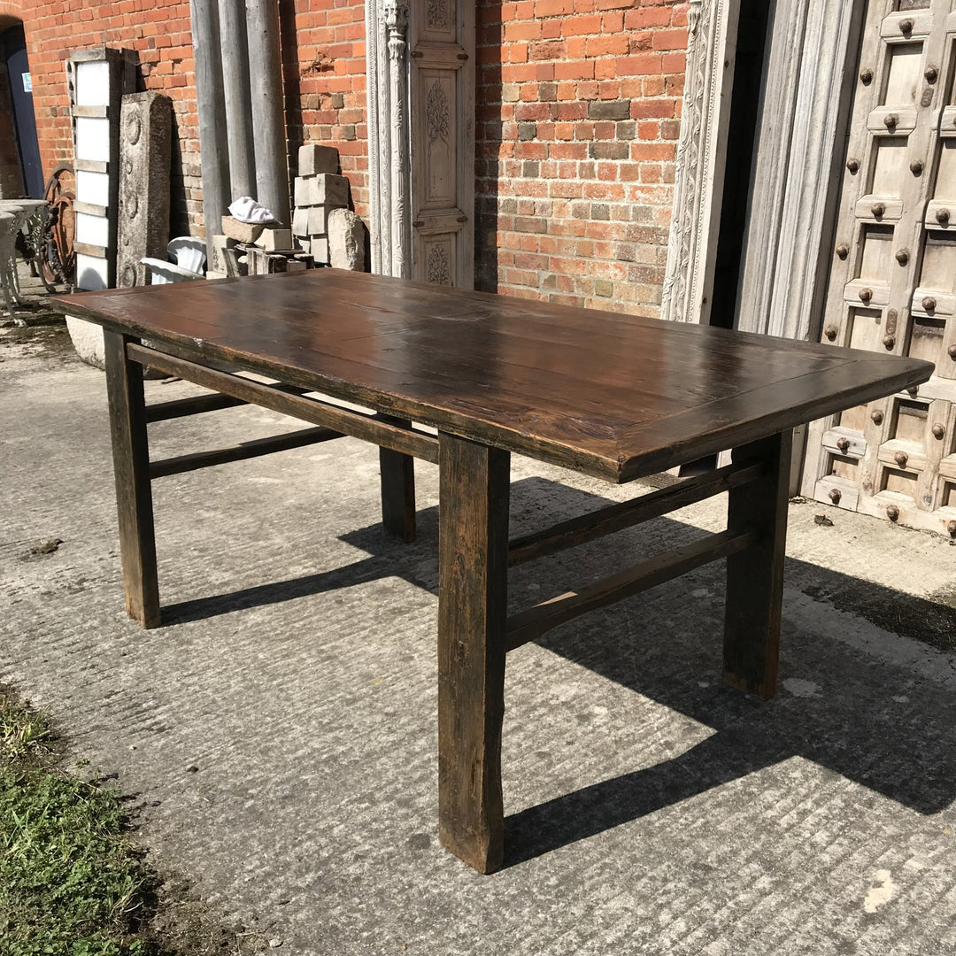 Chinese Farmhouse 6 Seater Kitchen Table - 19thC | Indigo Oriental Antiques