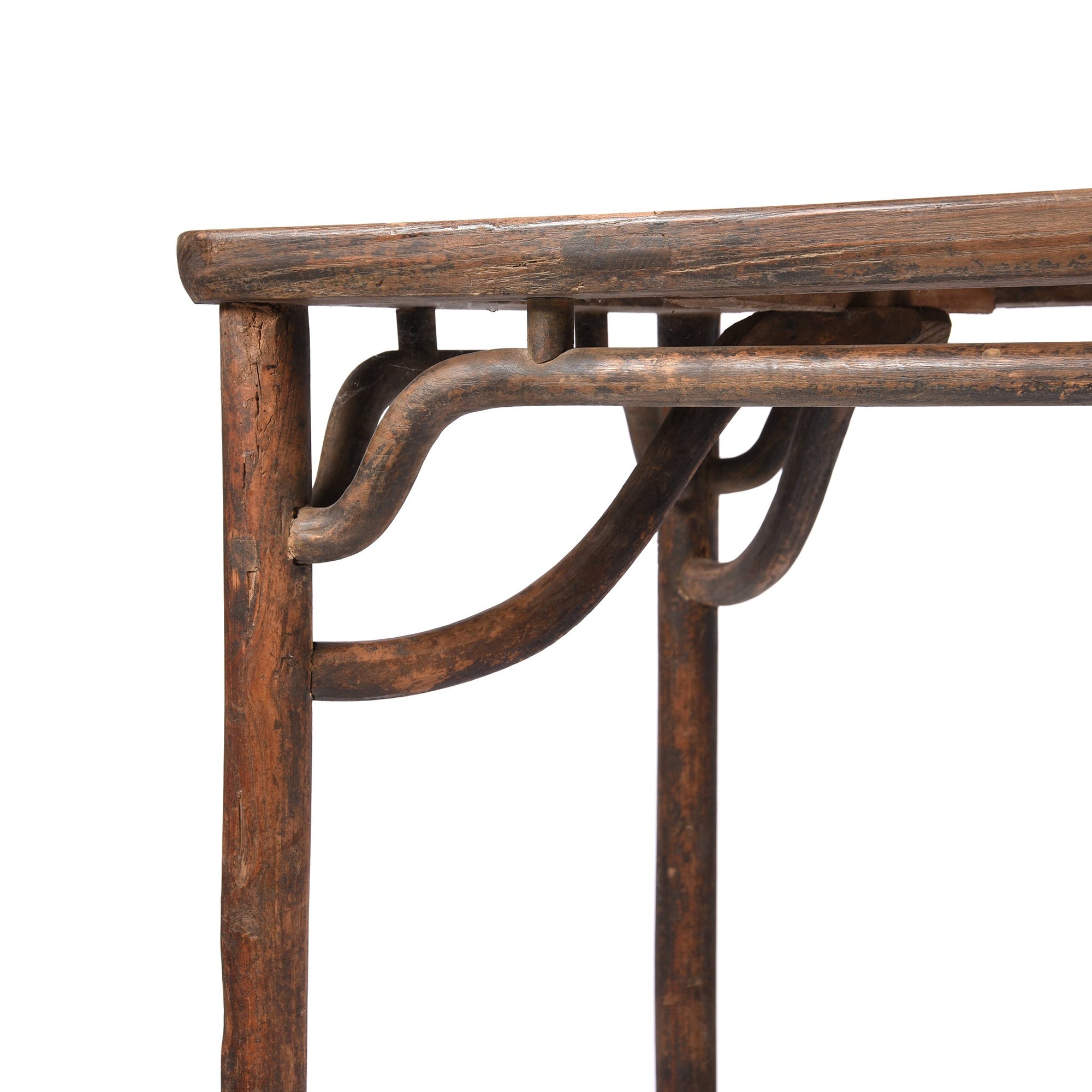 Ming Style Dining Table, Red Elm - 19thC