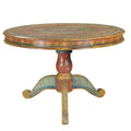 Round Indian Painted Table  - Seats 4 - 6 People