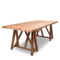 Trestle Dining Table Made From Old Pine