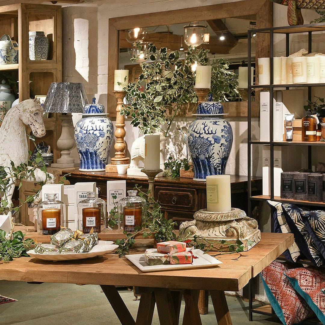 Reclaimed Pine Trestle Table From Our Showroom | Indigo Antiques