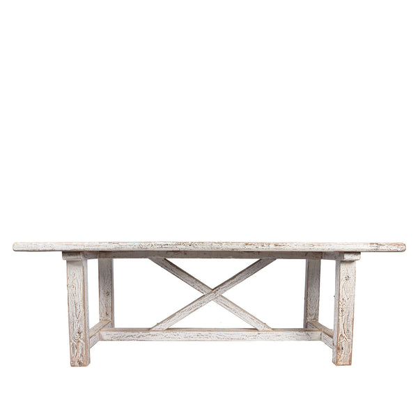 White Painted Dining Table