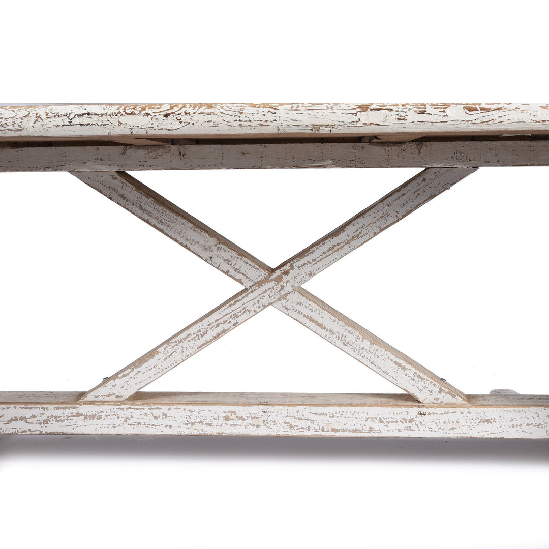 White Painted Dining Table | Indigo Oriental Antiques