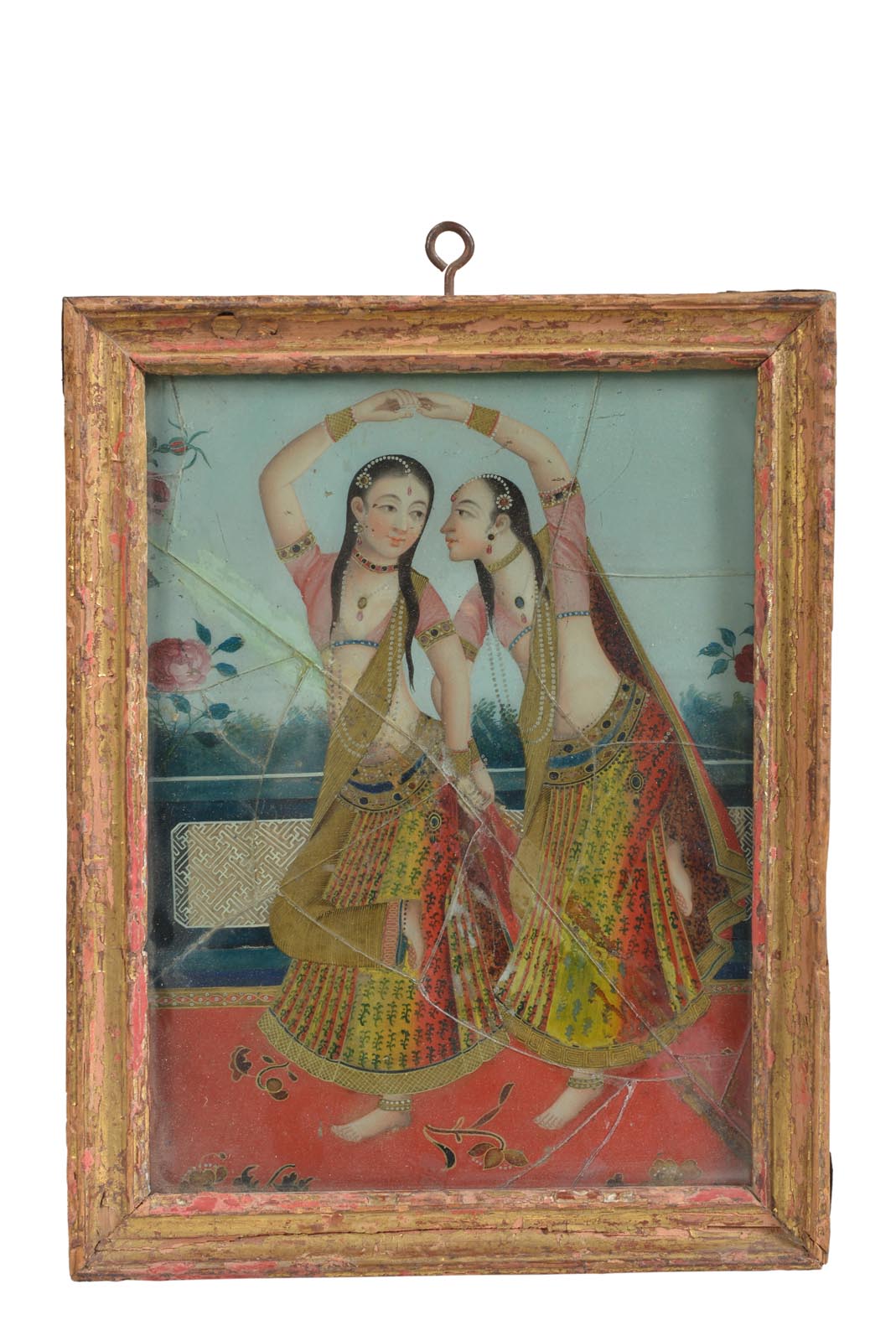 Gilt Framed Reverse Glass Painting - 19thC | Indigo Oriental Antiques