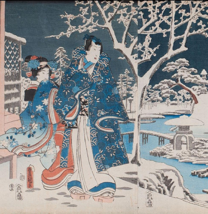 Japanese Triptych Woodblock Print - Early 20thC | Indigo Oriental Antiques