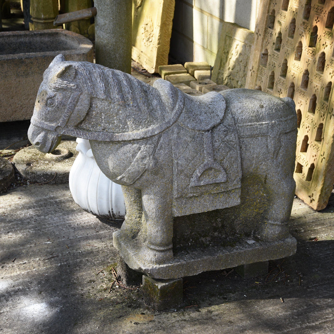 Carved Stone Horse from Hebei Province | Indigo Oriental Antiques
