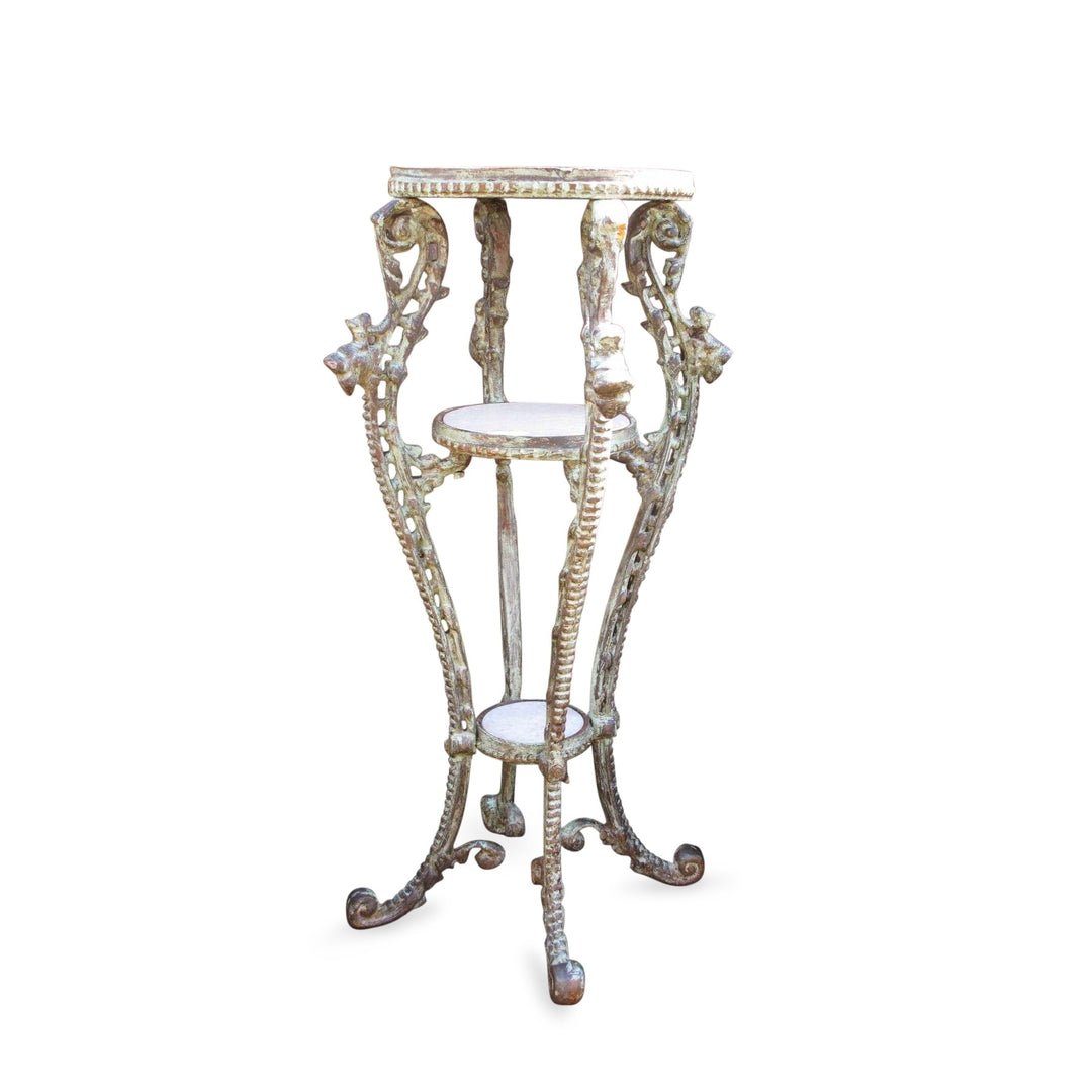 Cast Iron 3 Tier Plant Stand | Indigo Oriental Antiques