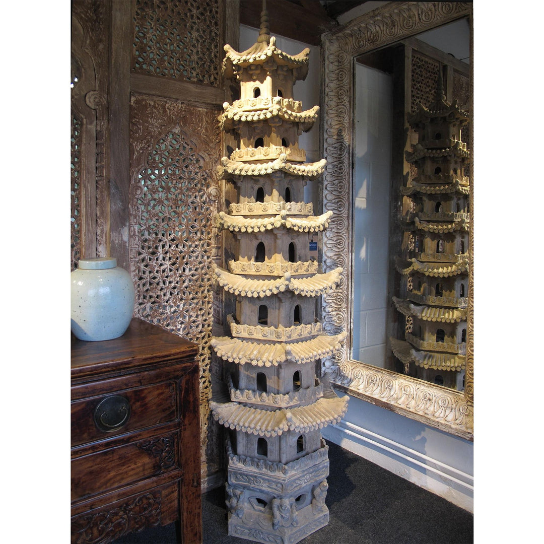Chinese Pagoda - Terracotta - Circa 100 Yrs Old | Indigo Oriental Antiques