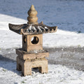 Japanese Style Stone Snow Lantern - Ishi Doro