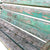 Vintage Green Painted Old Indian Cast Iron Bench from 1920's | INDIGO ANTIQUES