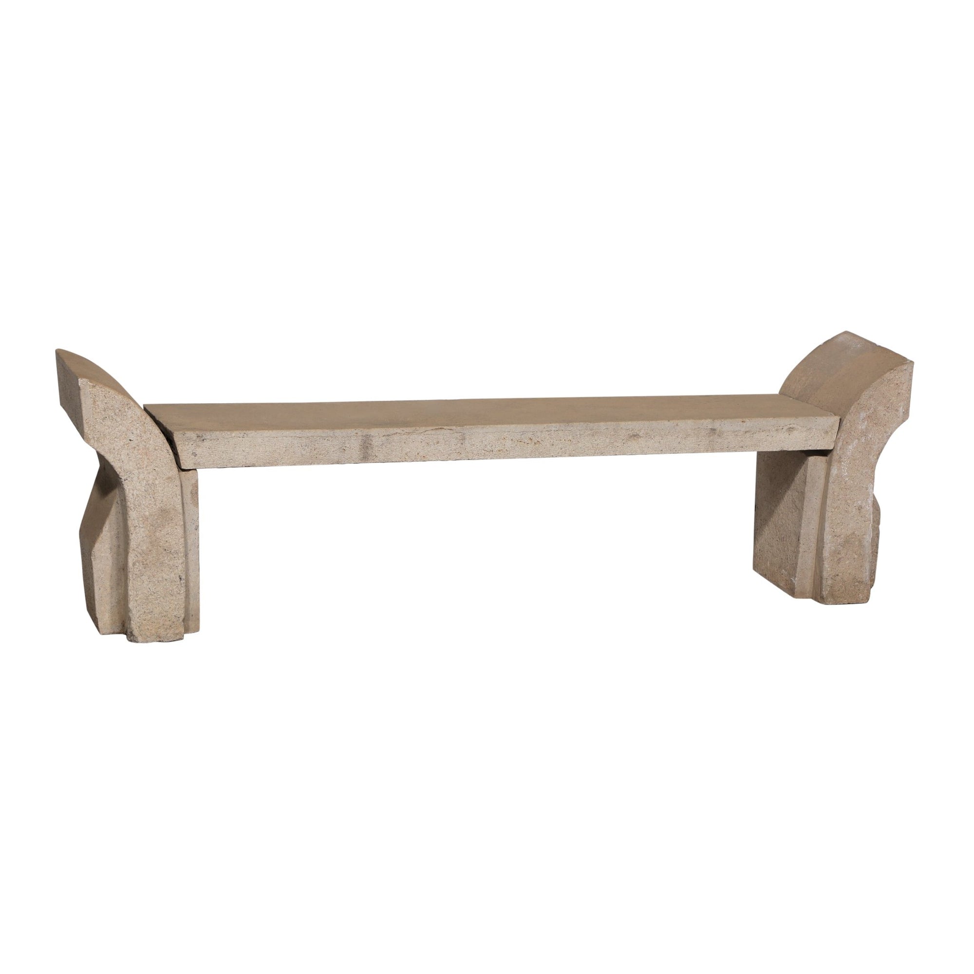 Old South Indian Stone Bench - Ca 1920