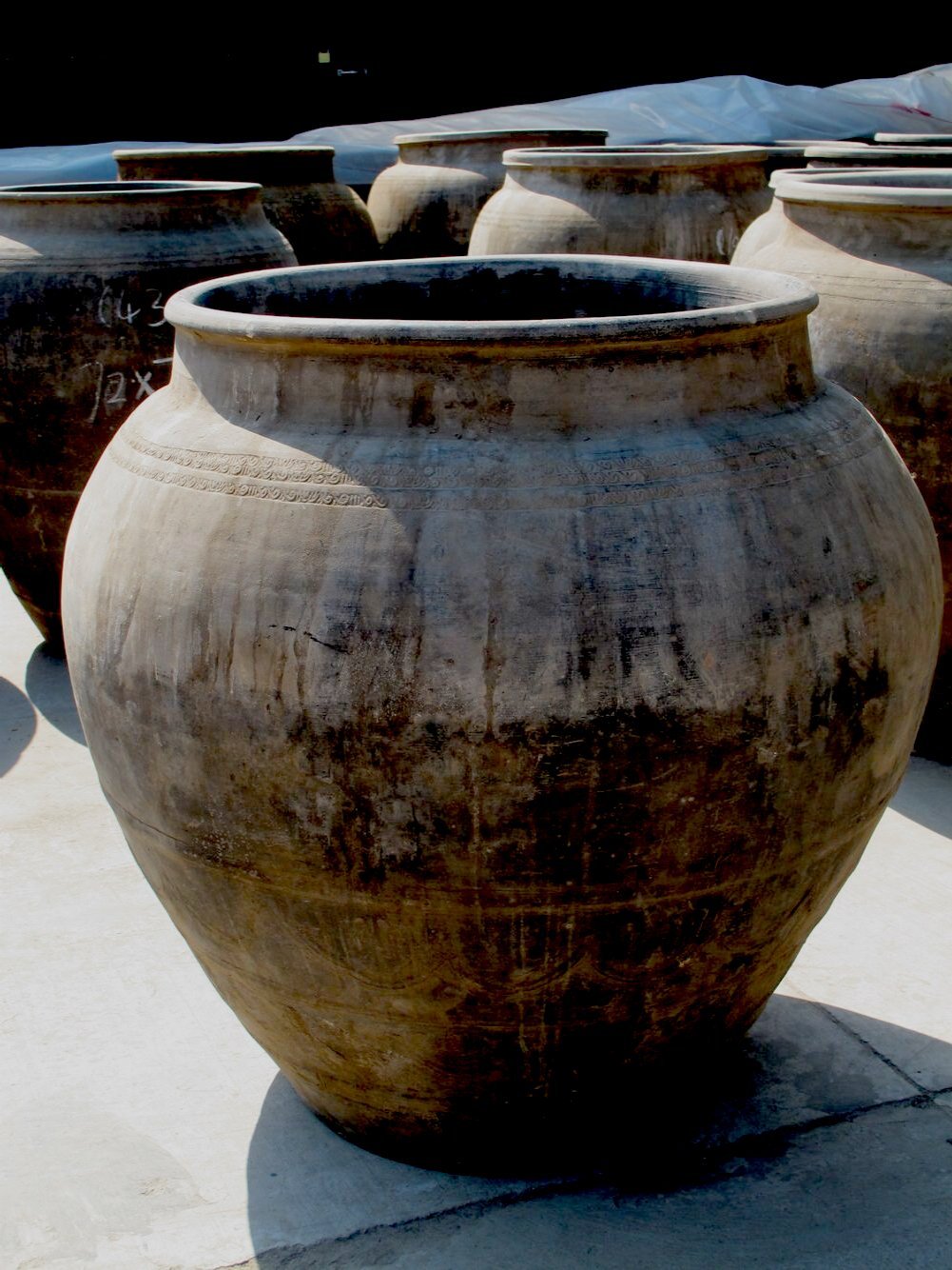 Old Terracotta  Rice Jar From Northern China - Ca 100 Years Old | Indigo Oriental Antiques
