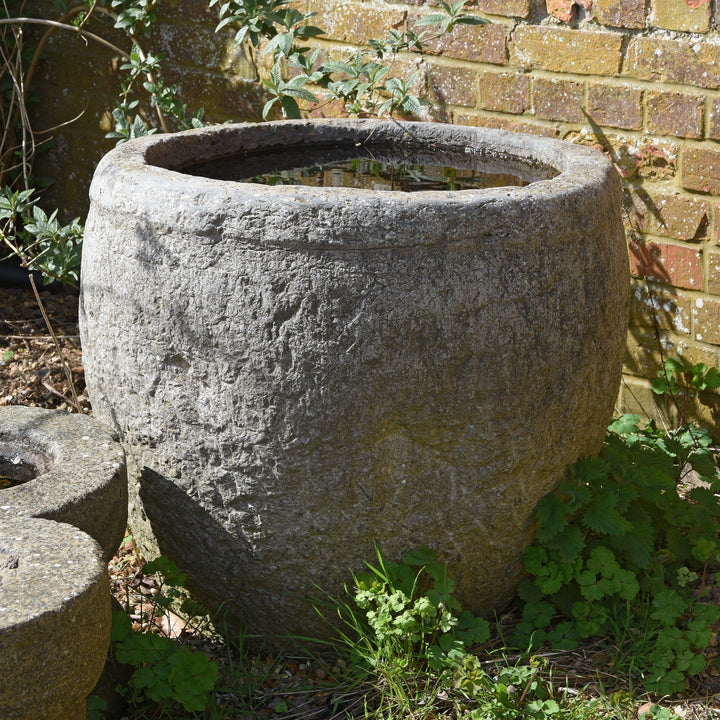 Stone Water Pot From Shanxi - 19thC | Indigo Antiques